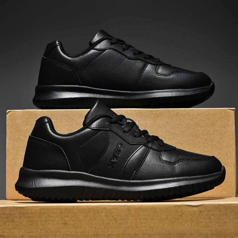 Women's Slip-Resistant Chef Shoes All-Season Work Sneakers with Rubber Sole