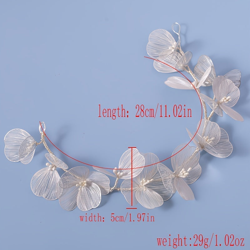 Handmade Lace Flower Headdress for Wedding Bridal Hair Accessories