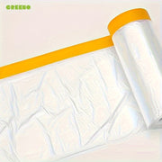 Предварительно нарезанная маскировочная пленка из прозрачного пластика, защитный брезент для покраски автомобилей