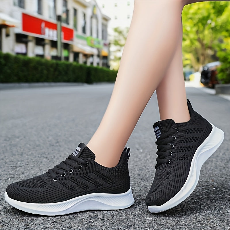 Ayollar uchun nafas oladigan tarmoq yugurish poyabzali yengil sport shosse qora pushti