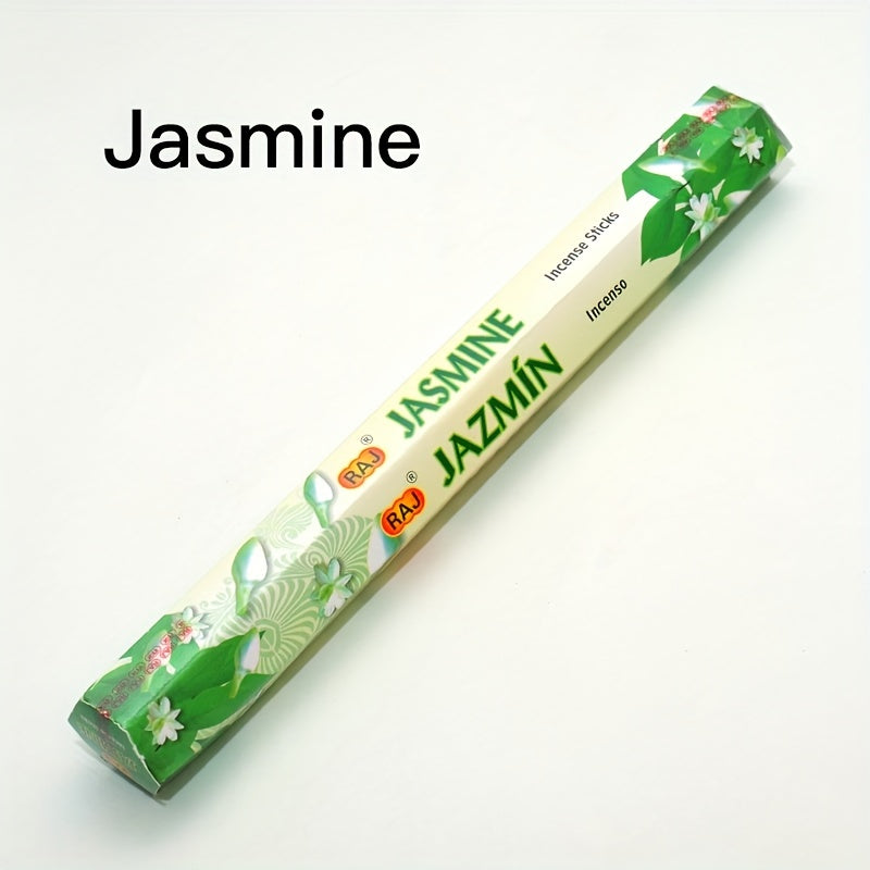 20 шт. коробка ароматерапевтических полосок с 20 благовониями различных ароматов из Индии. Идеально подходит для йоги, медитации и домашнего декора.