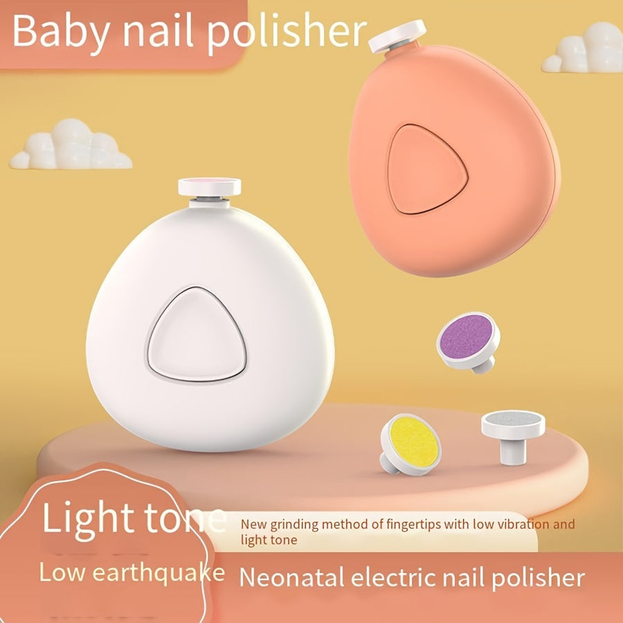 Electric Nail Grinder for All Ages Battery Operated 6 Heads Low Noise Safe Portable