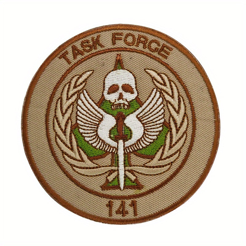 Men's Embroidered Hook and Loop Clothing Patch 1 Pack