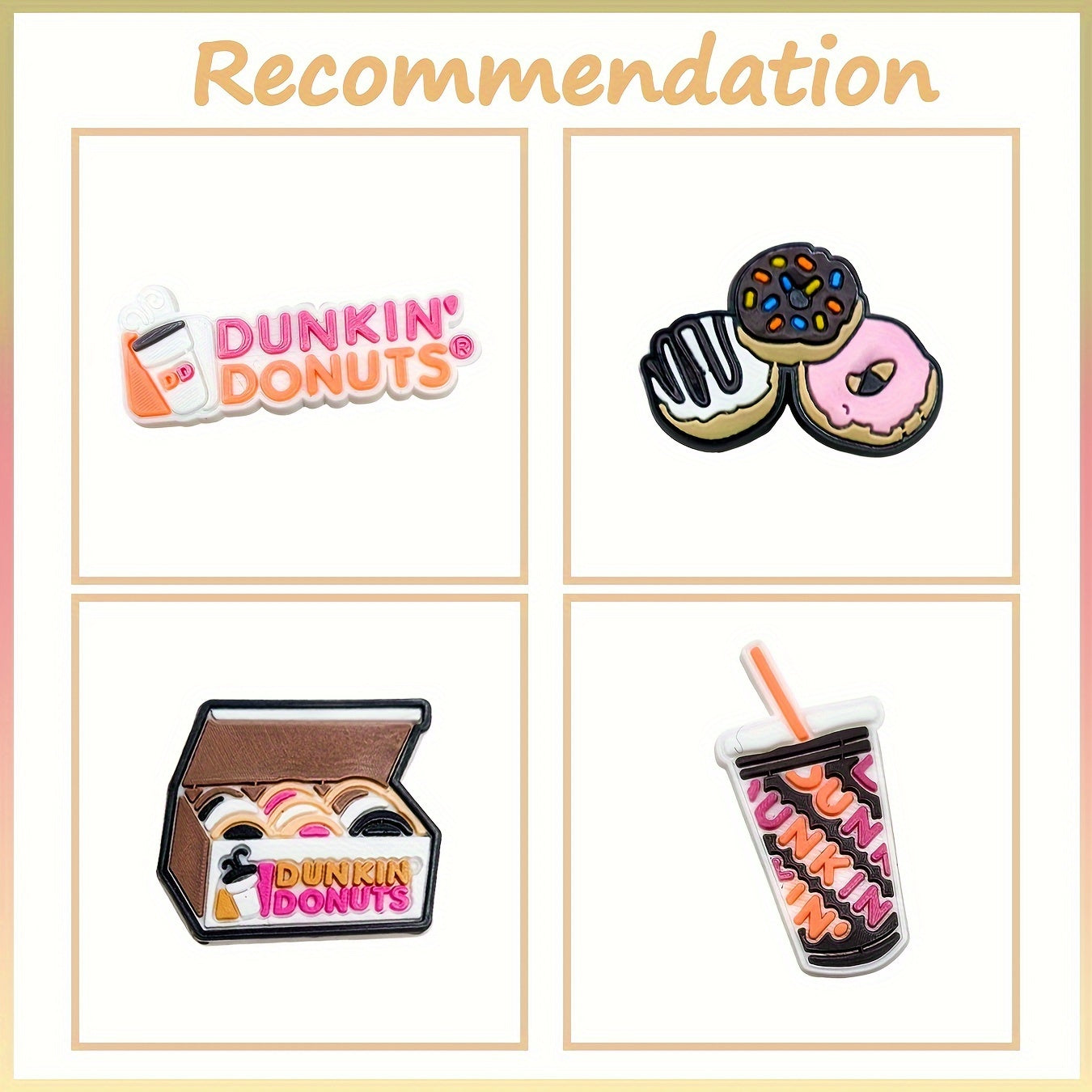 Unisex PVC Shoe Clips Set 11-22 Pcs Fashion Durable Shoe Accessories