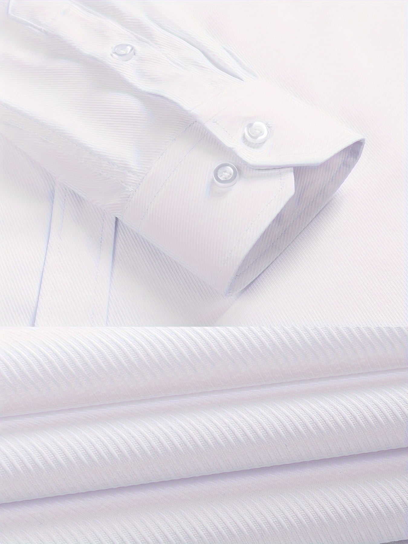 Camisa de manga larga de color sólido para hombre, de mezcla de algodón, con bolsillos