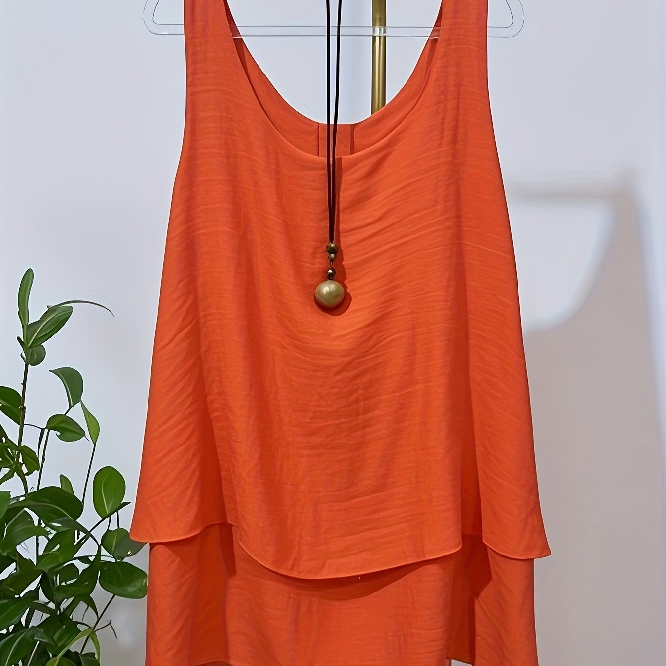 Plus Size Women's Two-Piece Vest Set Casual Wear Gray XXL