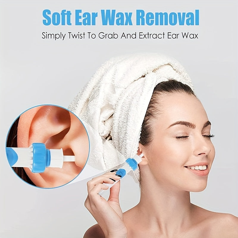 Battery-Powered Soft Tip Ear Cleaner Safe Wax Removal Tool