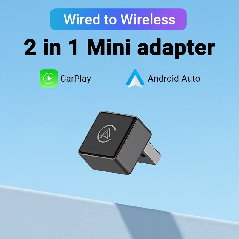 Wireless Carplay And Android Auto Adapter for Cars with OTA Upgrade