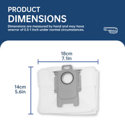 Set of 4 Vacuum Dust-Proof Bags for Roborock S8, S7, Q7 Max Ultra, Q5 Plus