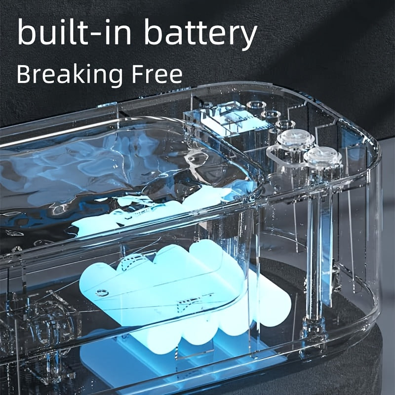 Limpiador de cristales portátil de 45 kHz para joyería y lentes de contacto con batería recargable