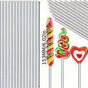 Acrylic Lollipop Sticks Set of 50 for Cake Pops Candy and Desserts