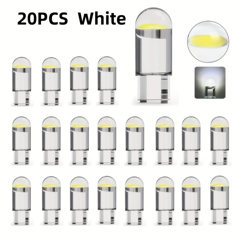 Universal LED Car Bulbs 5/20 Pack for Interior and License Plate Bright White