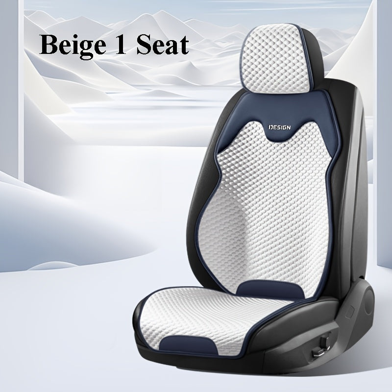 Universal Black Car Seat Cover Durable Quilted Polyester Fits Most Vehicles