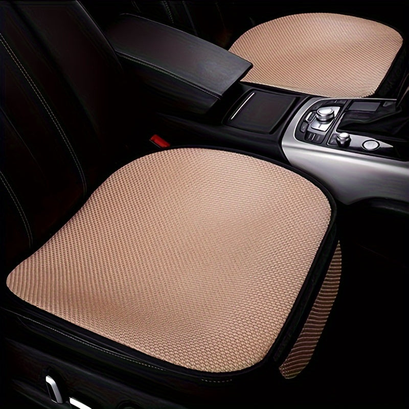 Car Seat Cover Breathable Durable Polyester Gray Black Wear-Resistant Protection