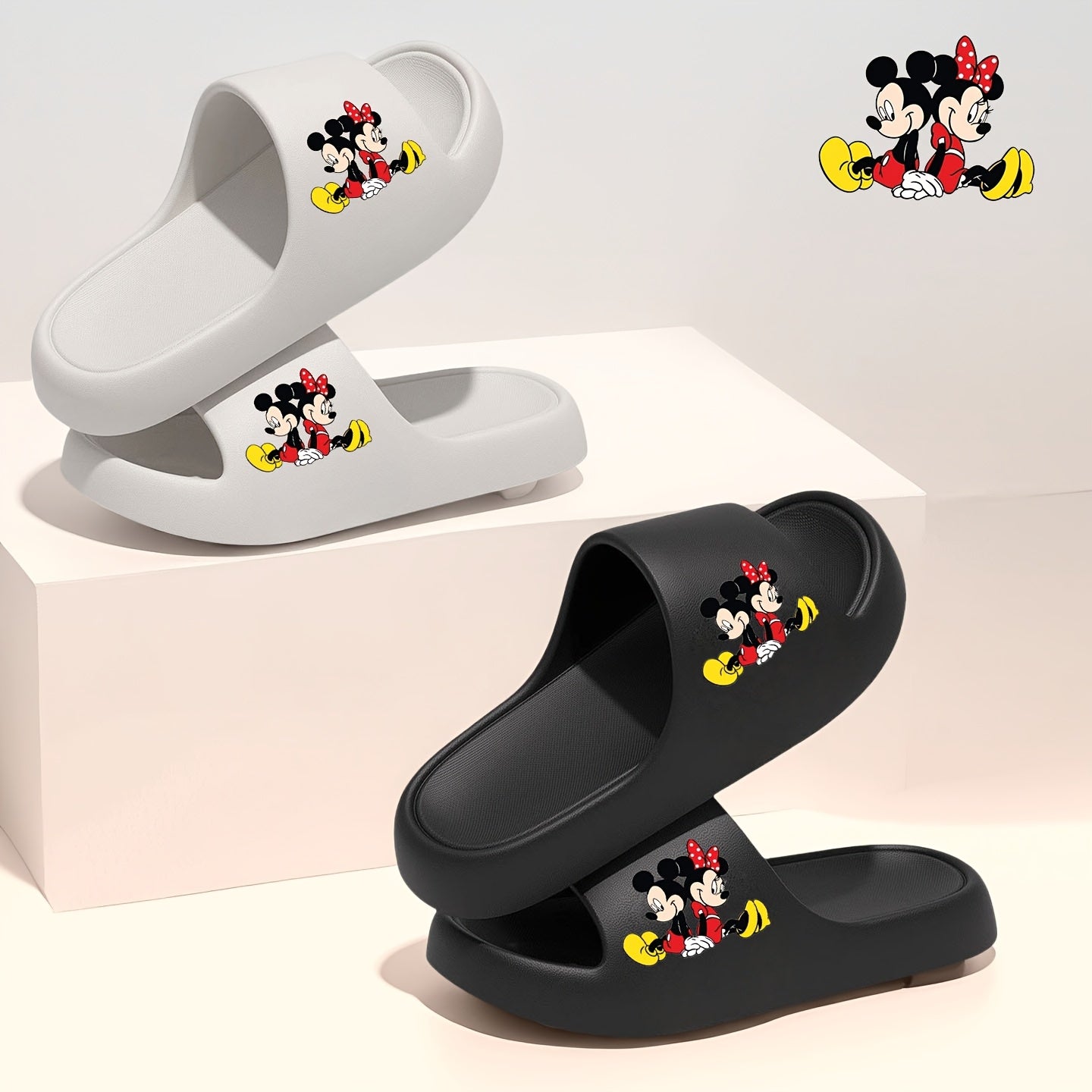 Women's Casual Slip-On Slippers, EVA Material, Indoor and Outdoor Use