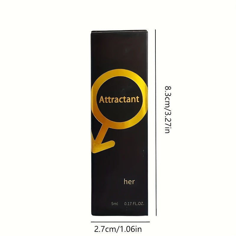 Unisex Eau De Toilette Long-Lasting Fresh Scent 5ml for Dating and Travel