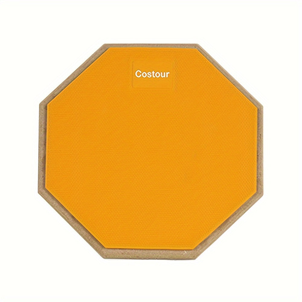 Beginners uchun 8 dyuymli baraban padlari, rezina shovqinsiz mato bilan, ko'p rangli