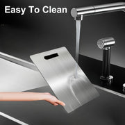 Premium Titanium Steel Dual-Sided Cutting Board Food Grade Durable Kitchen Tool