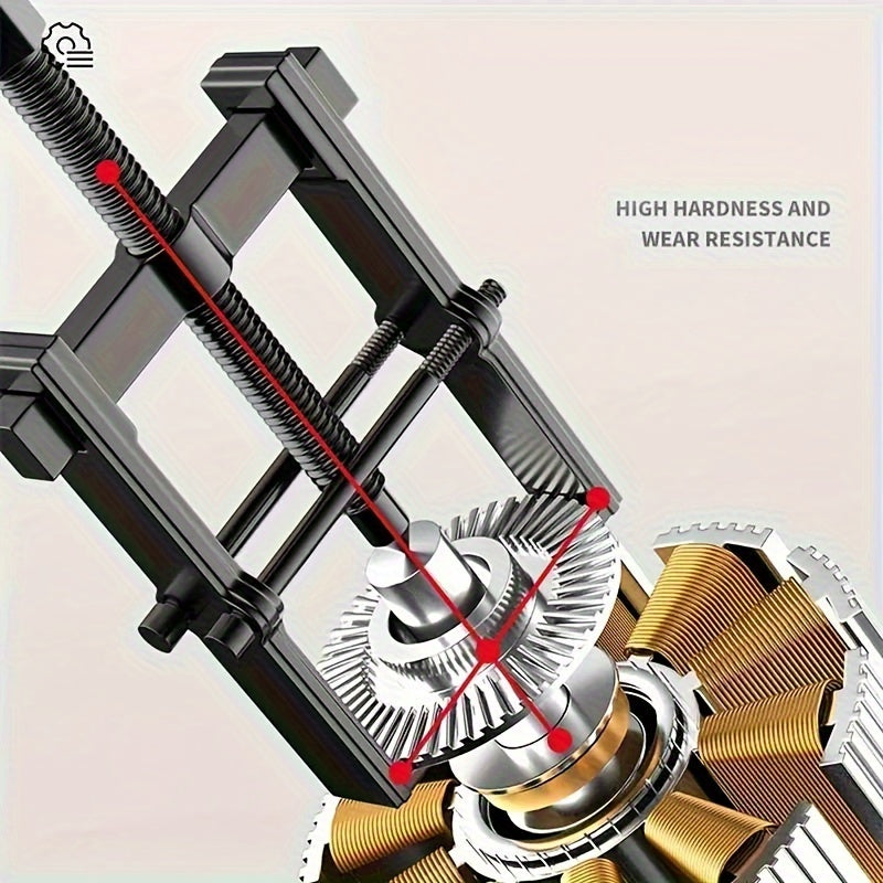 Black Steel 5.08cm Two Claw Puller Tool for Bearing Removal Automotive Repair