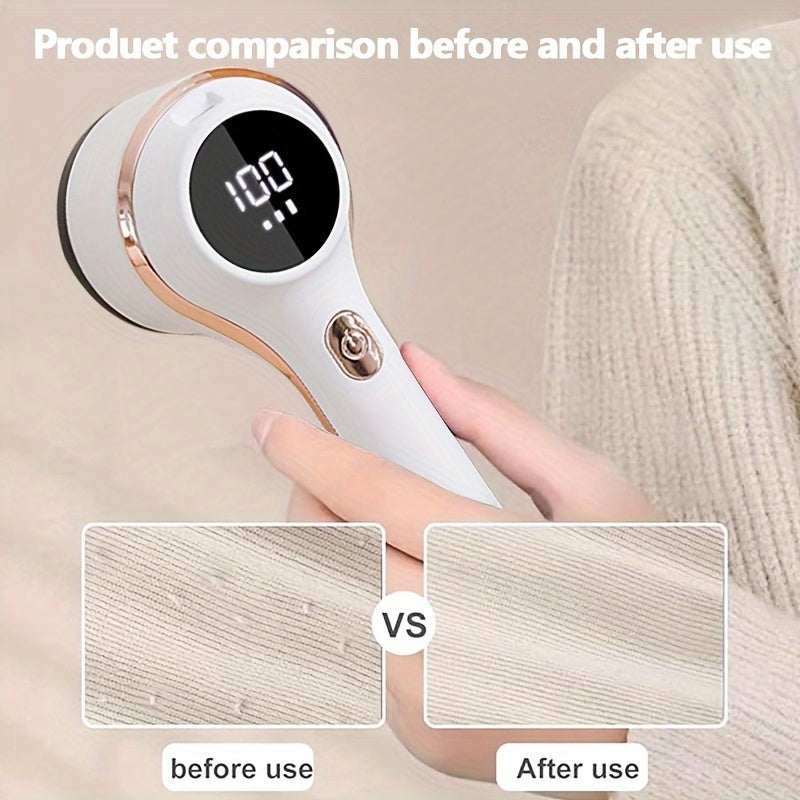 Electric Fabric Shaver Rechargeable Portable Lint Cleaner for Clothes Upholstery
