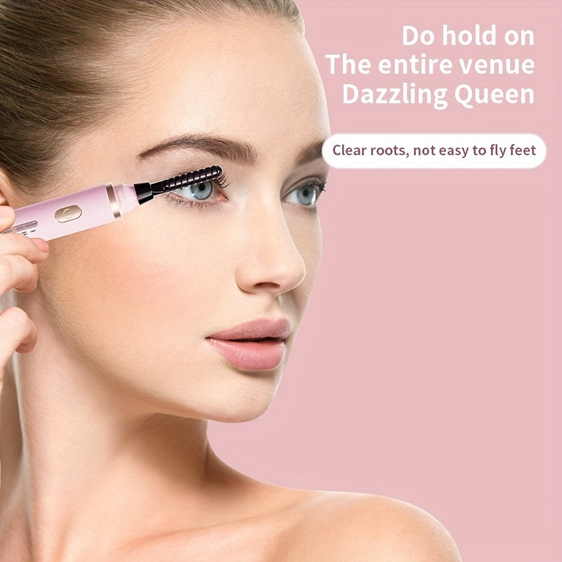 USB orqali zaryadlanadigan issiq elektr kirpik buruvchi barcha ko'z shakllari uchun xavfsizdir va uzoq muddatli batareyaga ega.