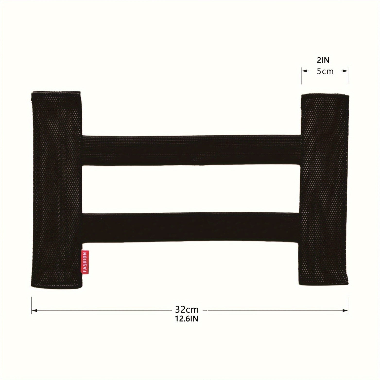 Black Car Trunk Storage Box with Fixing Belt and Plush Lining