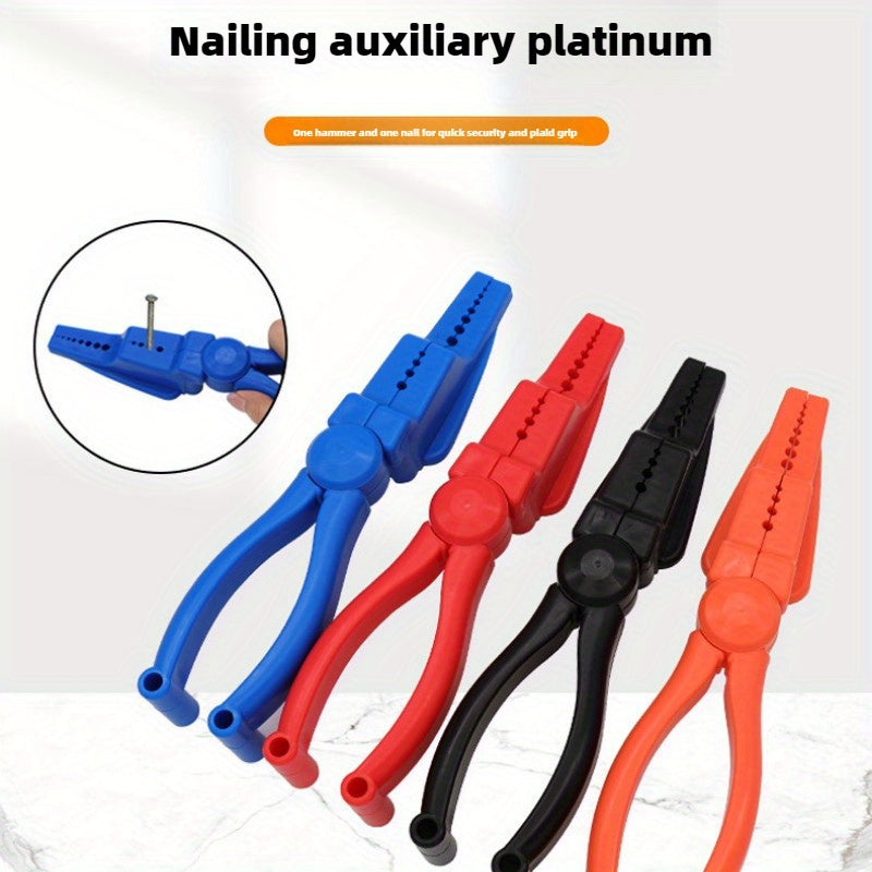 Эргономичные пластиковые плоскогубцы для ногтей, многофункциональный ручной инструмент для цементных и стальных гвоздей