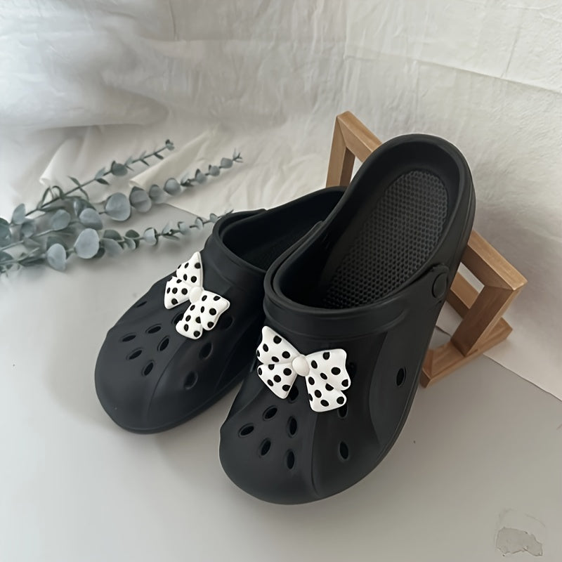 Women's EVA Mules Lightweight Breathable Slip-On Clogs All-Season Solid Color