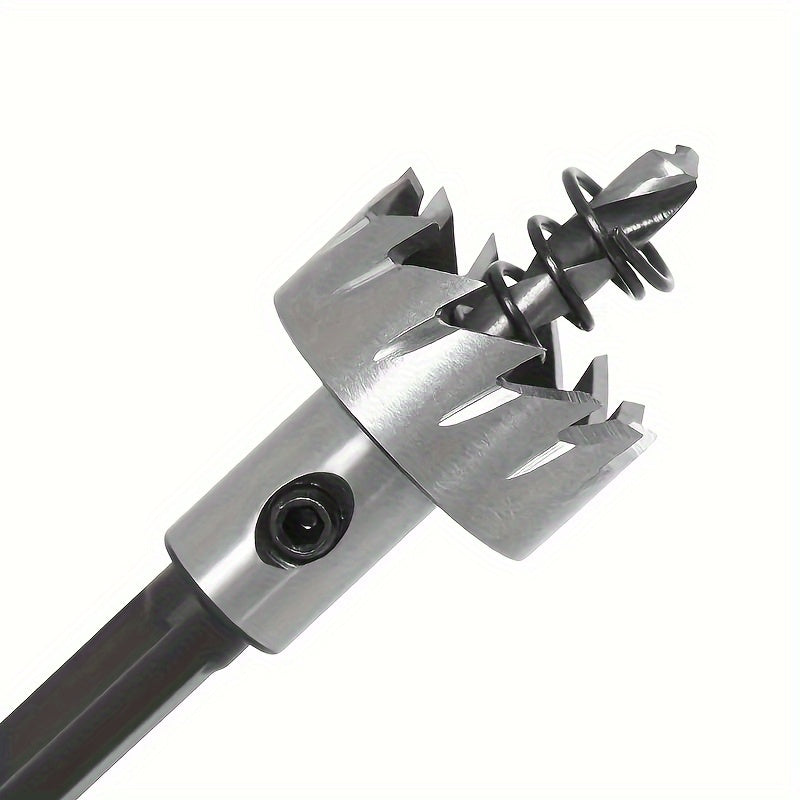 5-Piece Metal and Wood Hole Saw Kit High-Speed Steel Durable Versatile