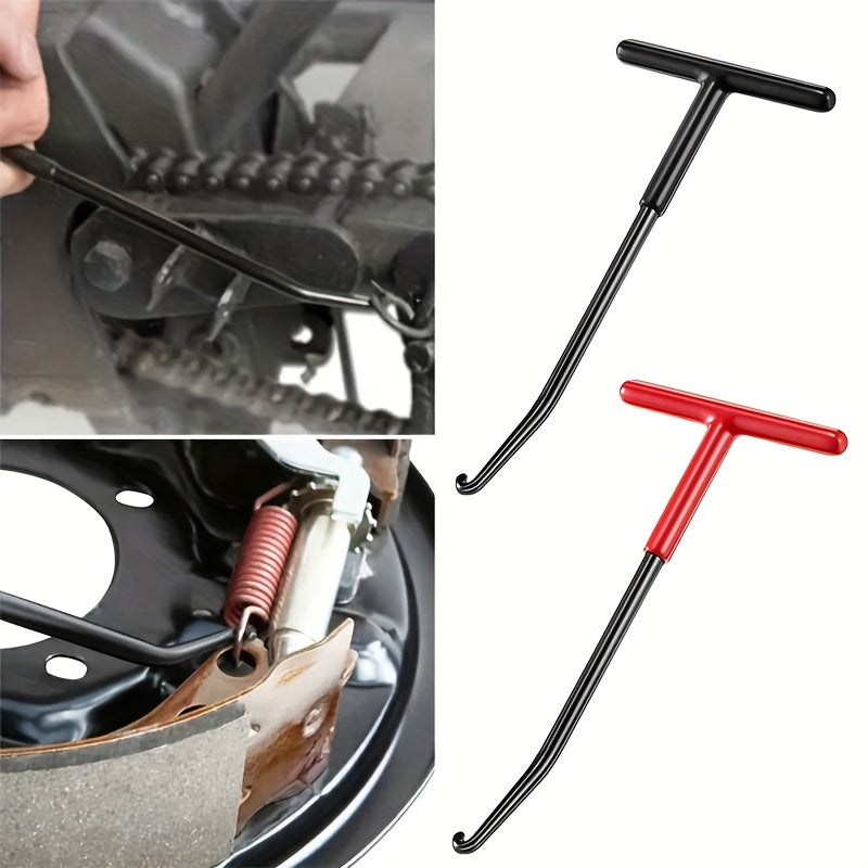 Motorcycle Exhaust Pipe Spring Pull Hook T-Shaped Disassembly Tool