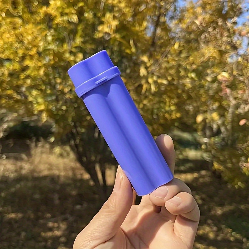 Unisex Metal Cigarette Case with Fire Starter Dual Compartments Random Color