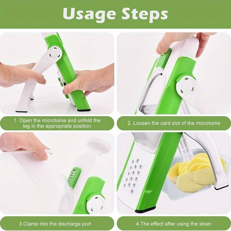 Vegetable Slicer for Kitchen, Handheld Food Chopper, Easy to Use