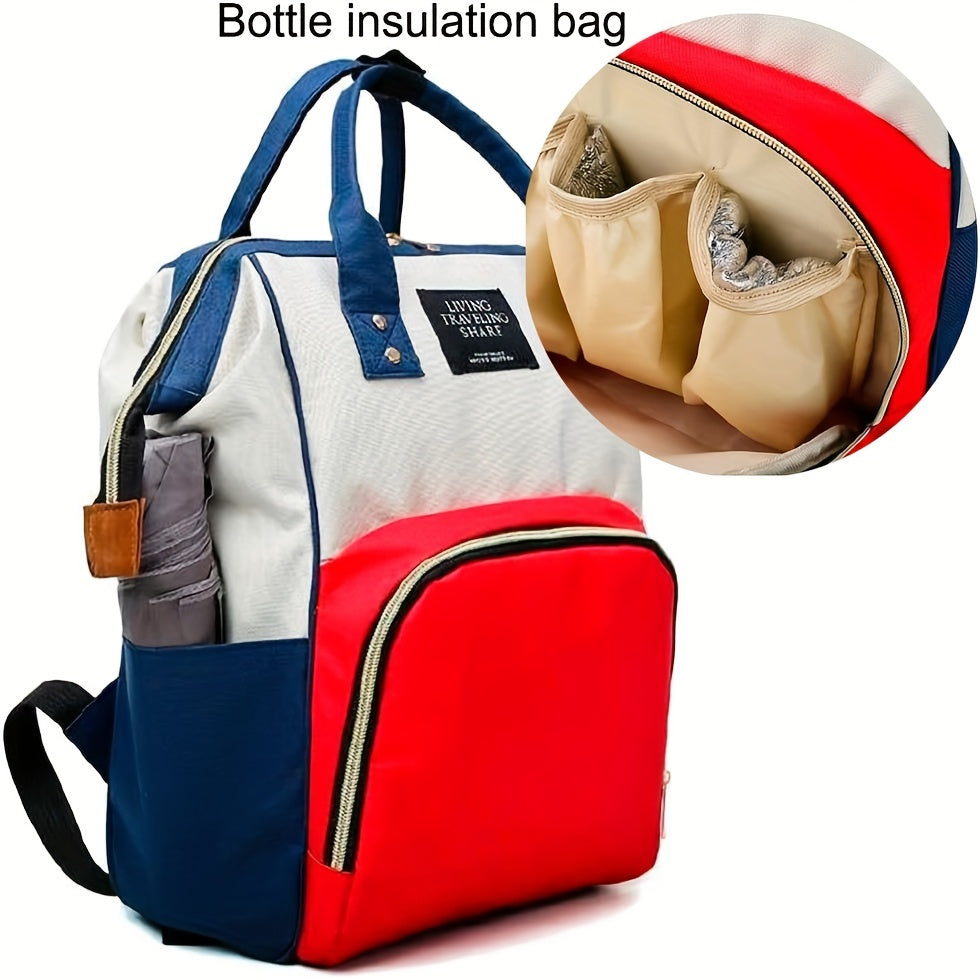 Ona uchun ko'p funksiyali ruxsatnoma sumkasi, yumshoq qoplama, katta sig'im, foydali cho'ntak, suv o'tkazmaydigan Oksford mato, qizil rang, onalar uchun tasodifiy sayohat uchun mukammal.