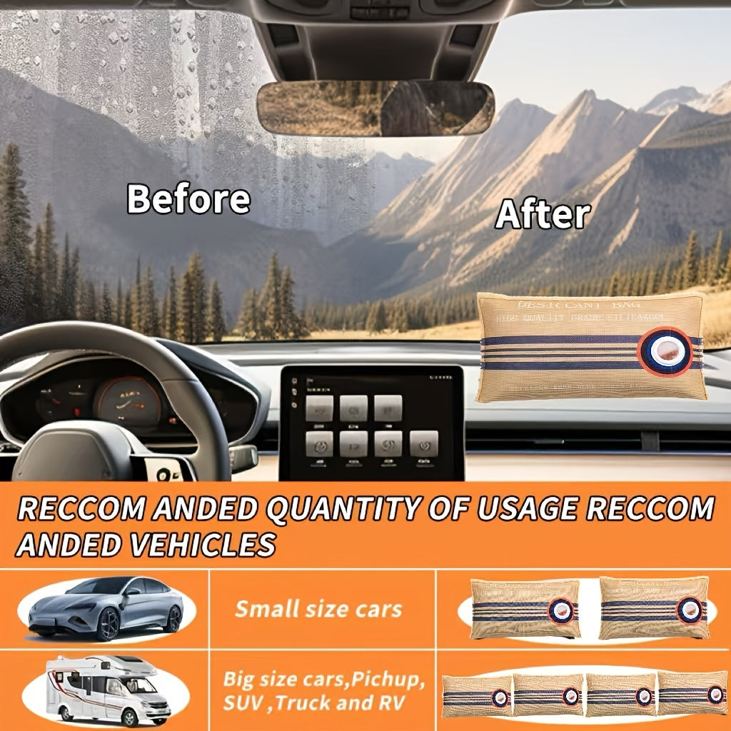 Reusable Silicone Dehumidifier Bag 399g Color Changing Quick Activation