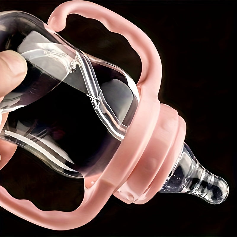 Botella de agua resistente al calor y libre de BPA con asa para un agarre fácil