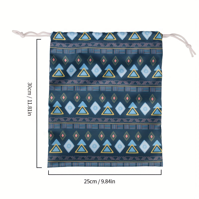 Reusable Wet Bag 25x30cm Waterproof Diaper Beach Pool Gym Organizer