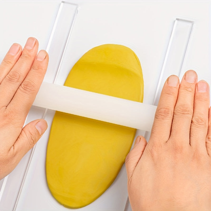 Acrylic Ruler for Baking and Crafting, 29.5cm, 2-10mm Thickness Measurement