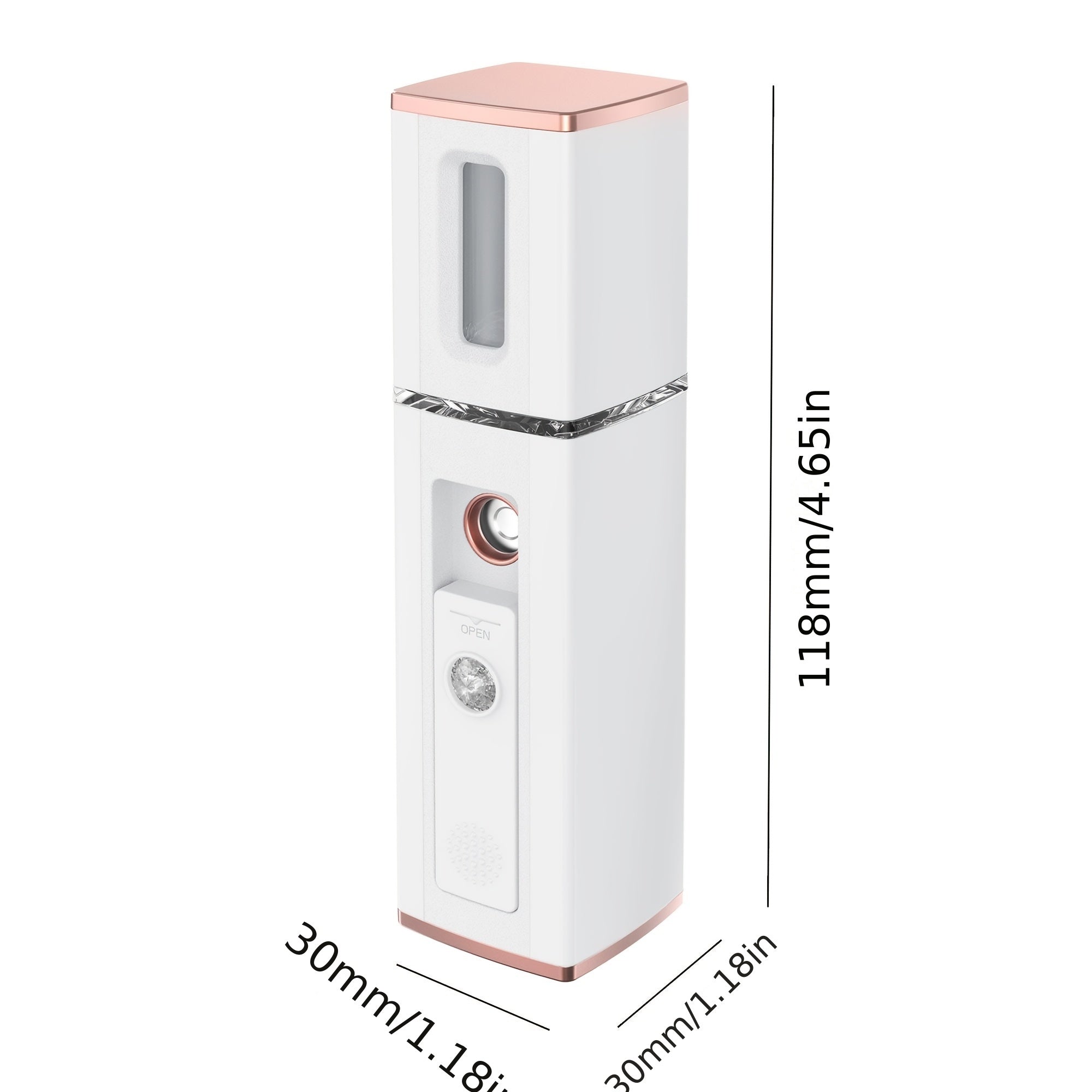 Ultrasonic Water Refill Meter Portable Spray for Travel and Home Use