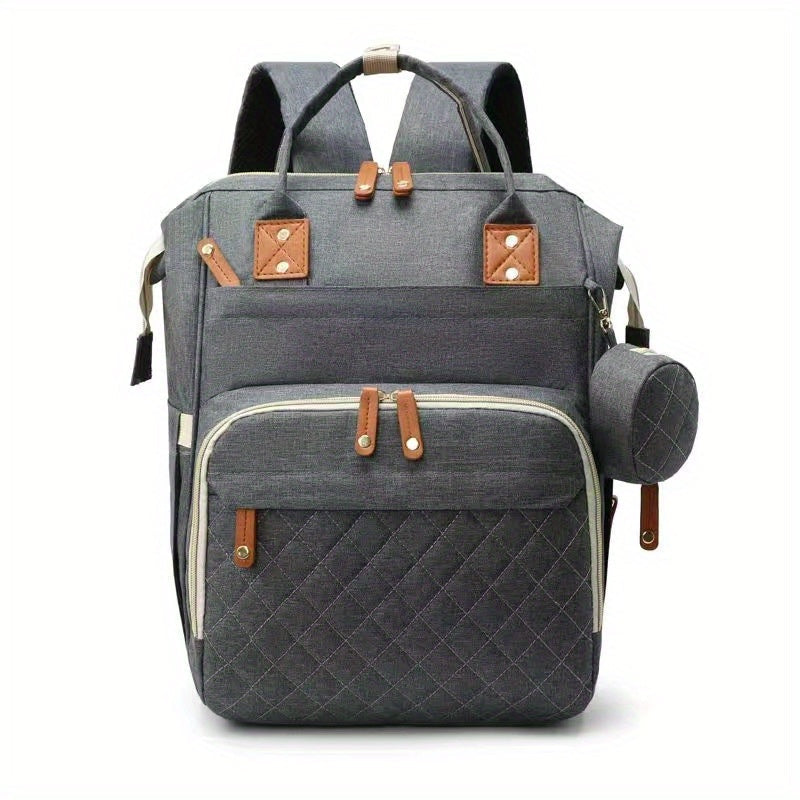 Diaper Bag for Moms with Multiple Compartments Portable Baby Storage Backpack for Milk Bottles Diapers and Essentials