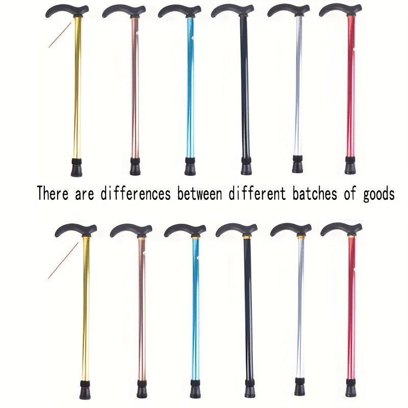 Раскладные алюминиевые треккинговые палки для пожилых с противоскользящей рукояткой
