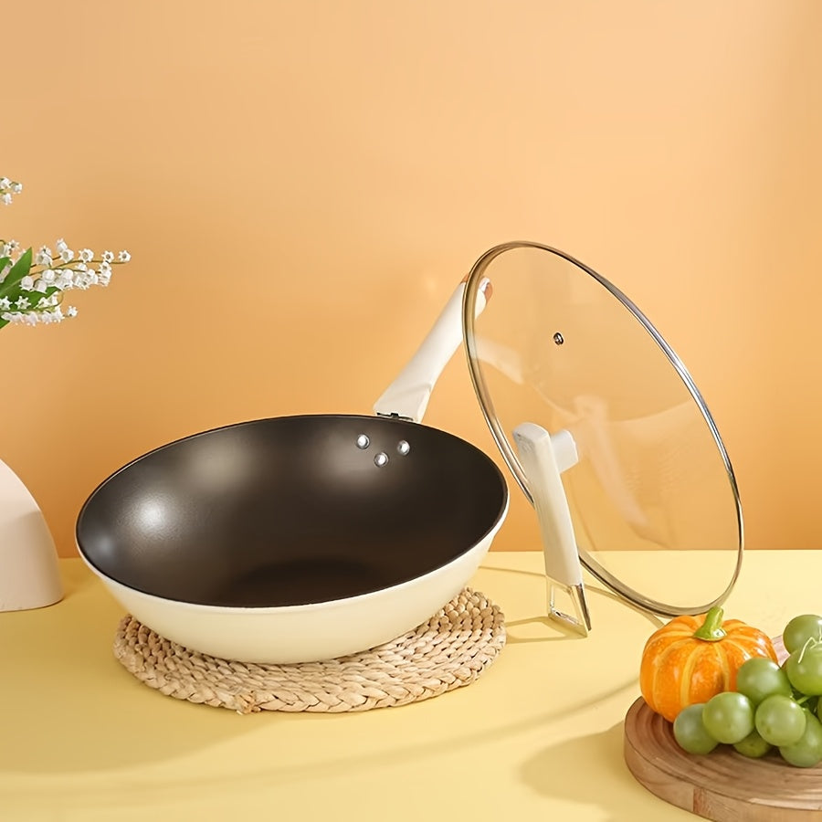 1 dona ko'p maqsadli yopishqoq temir qozon, sakkizburchak shaklida va tekis pastki bilan, induksiya va gaz pechlarida oson pishirish uchun mukammal. Uyda foydalanish uchun ideal va internetda mashhur.