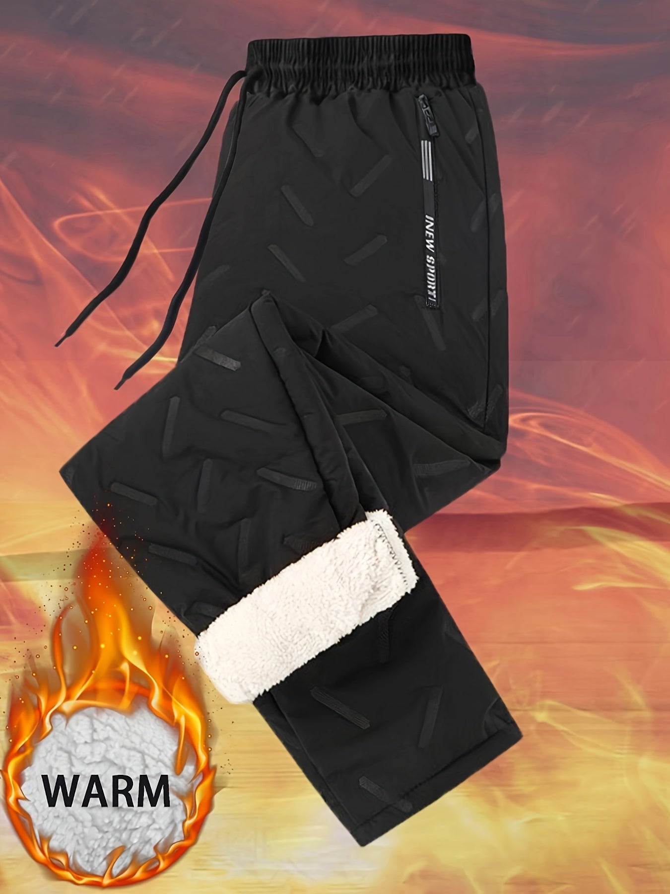 Plus Size Women's Thermal Pants High-Waisted Cold Weather Trousers