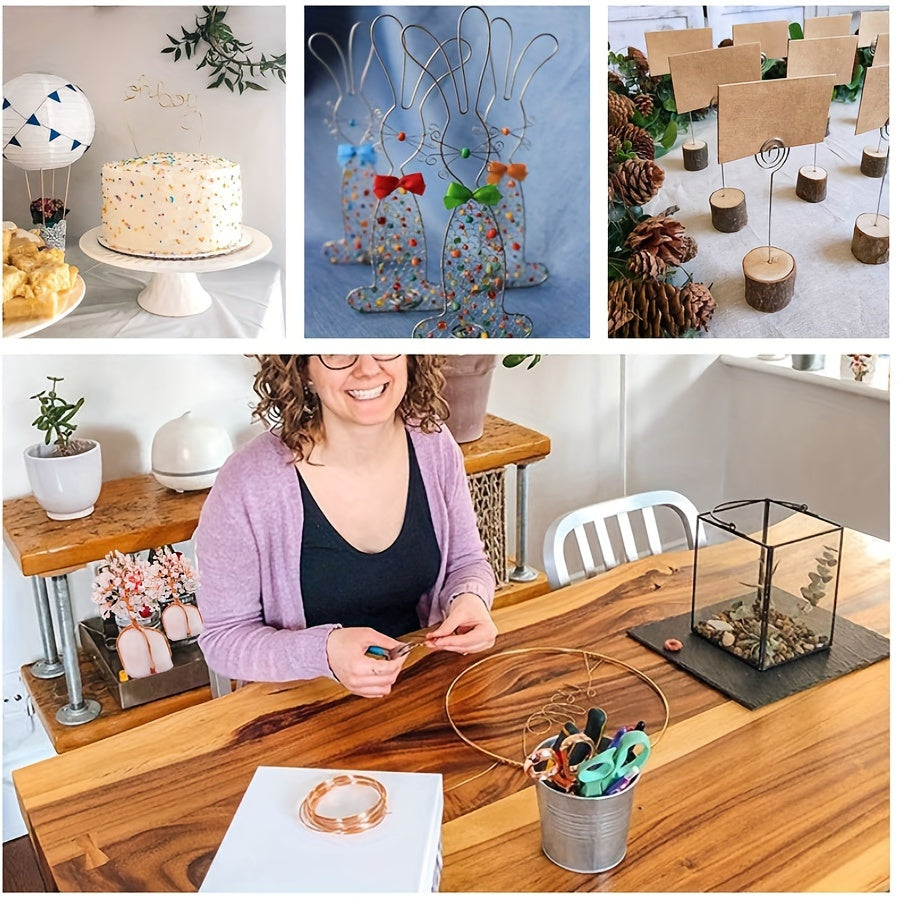 Copper Jewelry Wire 100M Soft for DIY Hair Accessories Bead Stringing and Styling