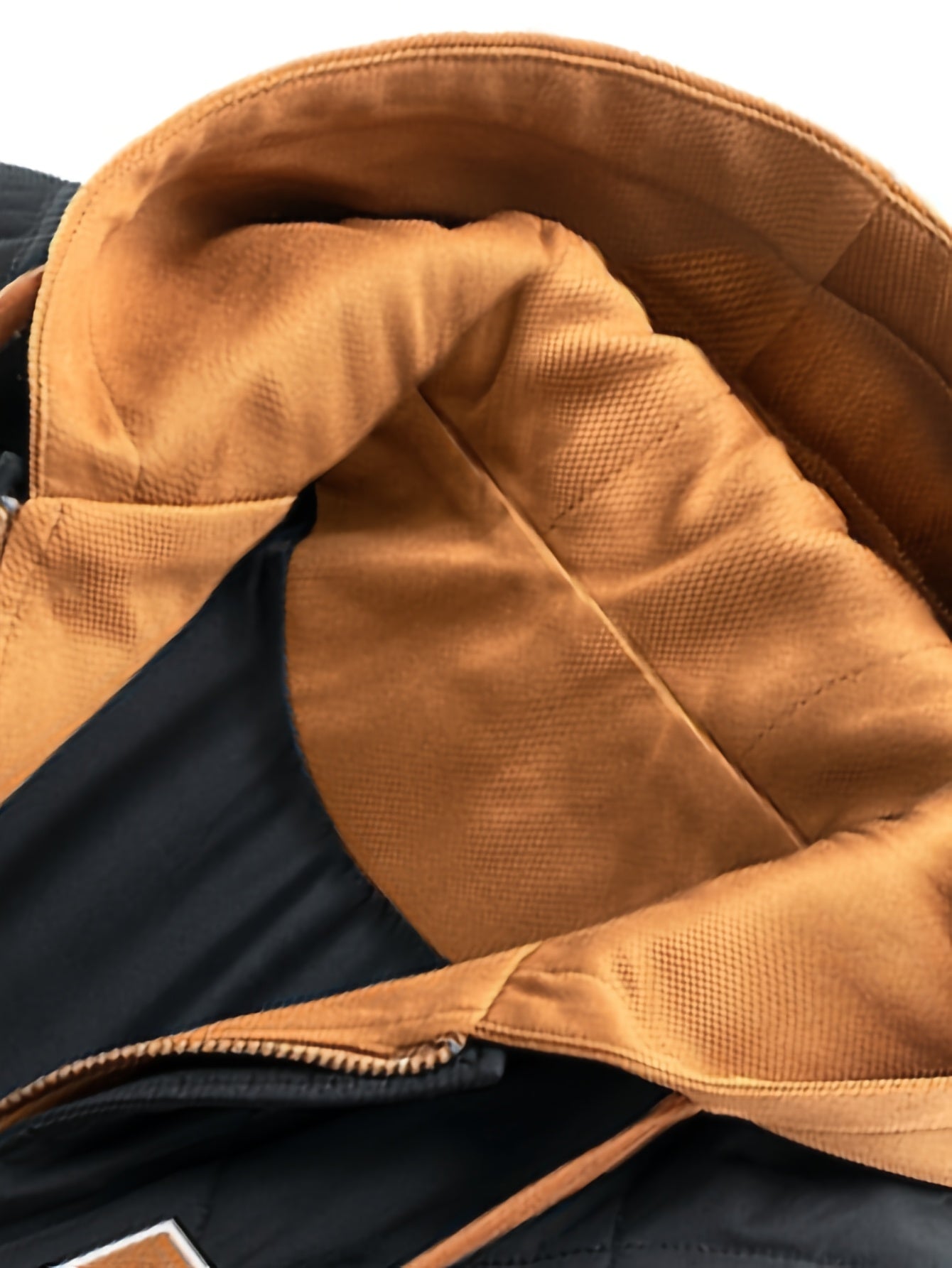 SIJIDOU Erkaklar Qish Kurtkasi, Tashqi Logotipi bilan - Qalin Parka Palto, 100% Polyester, Zipli Old Qismi, Boshli Dizayn, Qishki Sport va Tashqi Faoliyatlar uchun Oddiy Fit, Sovuq Havoga Mos Kiyim.