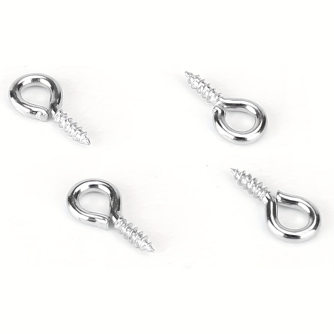 Set of 500 Small Metal Eye Pins 4x8mm Jewelry Findings for DIY Crafts