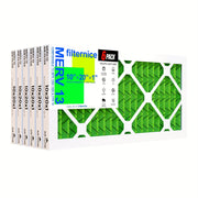 6-to'plam elektrostatik pleated havo filtrlari 25.4x50.8x2.54 sm MERV8/11/13 HVAC AC