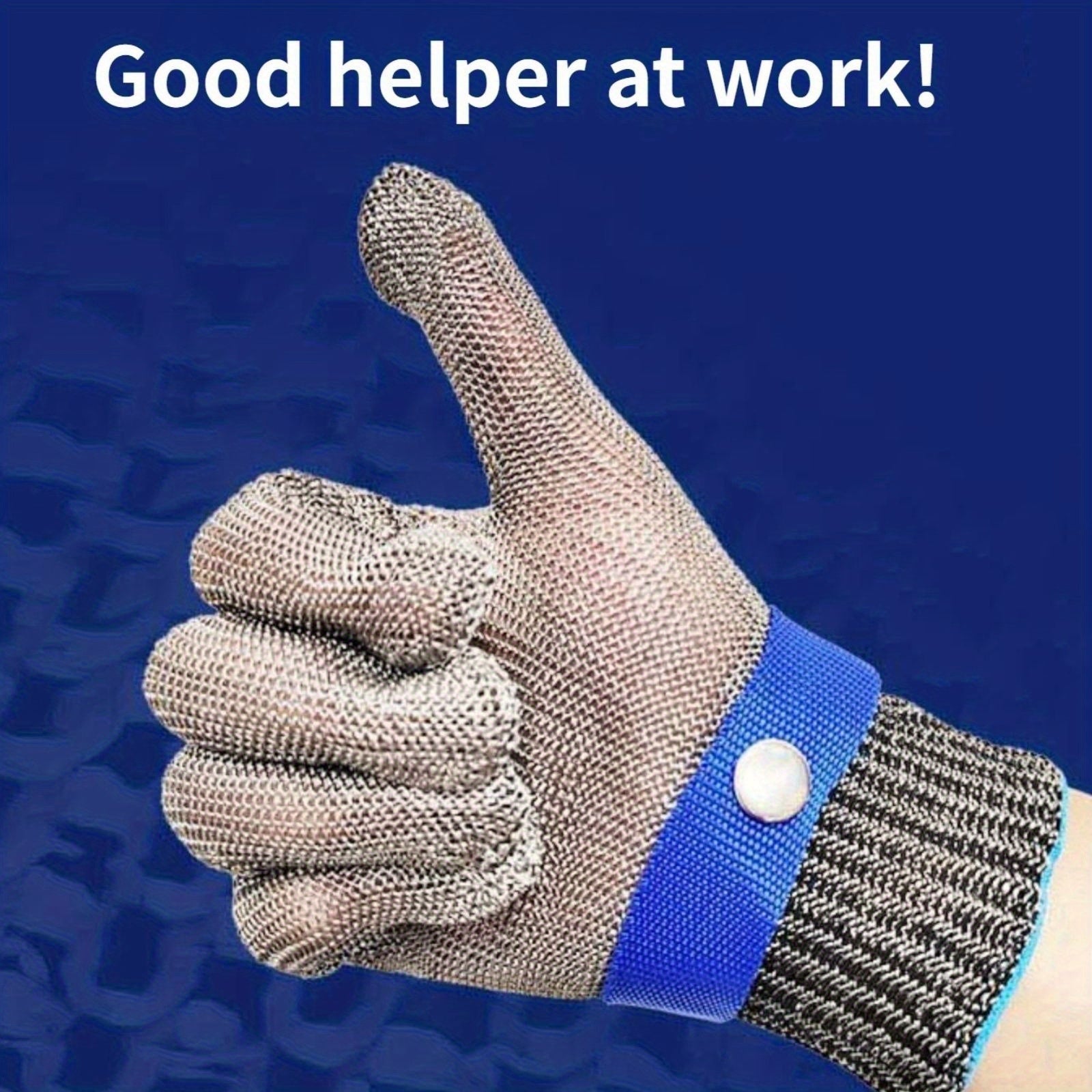 2-in-1 Steel Wire Dishwashing Gloves Non-Slip Breathable Durable Kitchen Cleaning