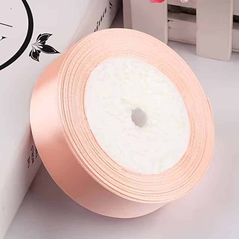 25 Yards Satin Ribbon for Headbands Gift Wrapping Crafts 2.5cm Wide