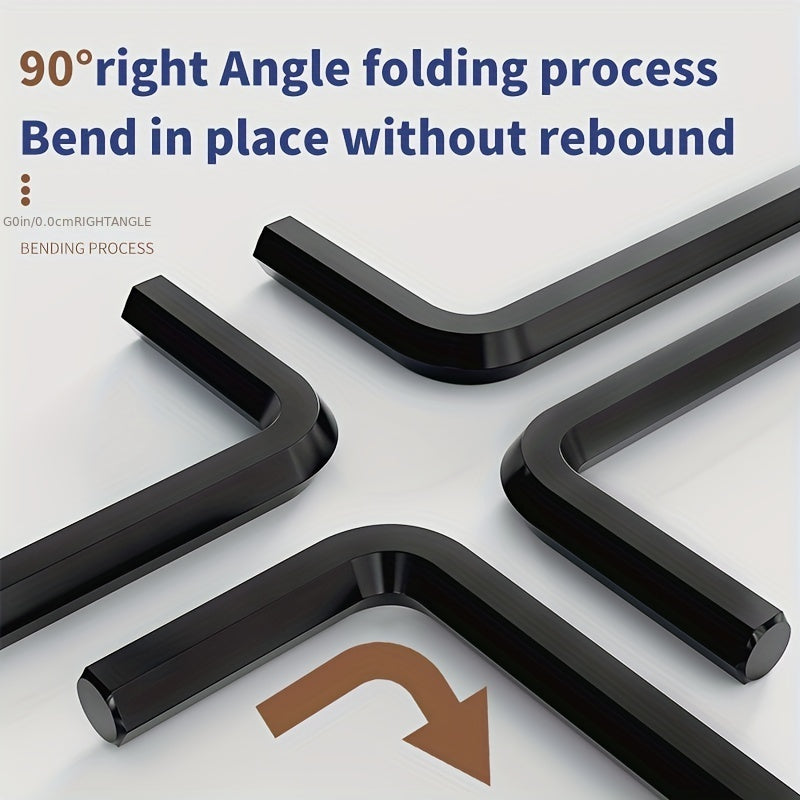 L-Shaped Hex Key Set Nine-Piece High Hard Alloy Allen Wrench Tool