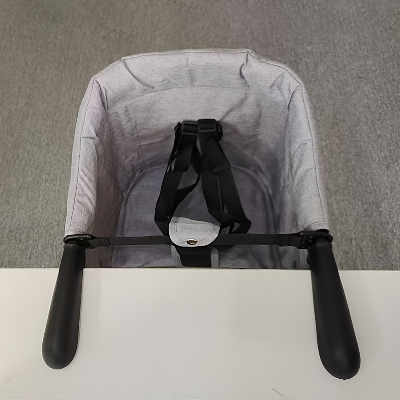 Silla alta para bebé portátil con gancho, silla de mesa para bebés hasta 15kg